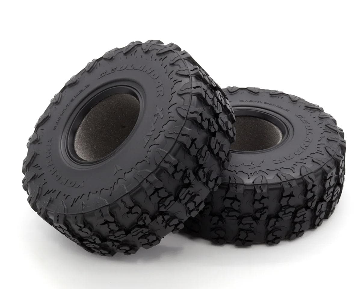 Vanquish Products Yokohama Geolandar X-MT 2.2" 1/10 Rock Crawler Tires (2) (Red)