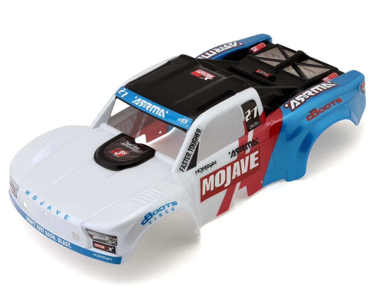 Arrma Mojave Grom 223S Pre-Painted Body (White/Blue)