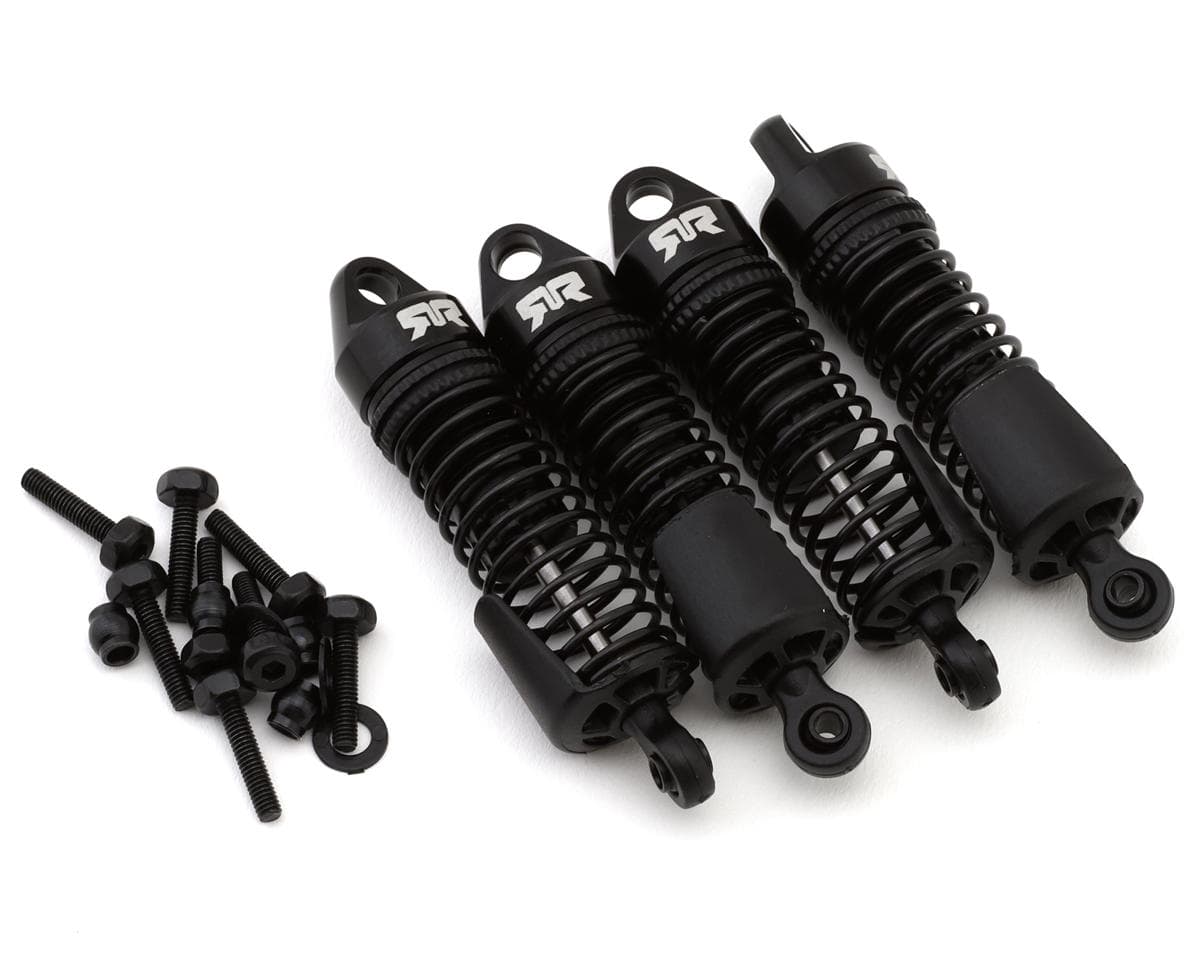 Arrma Mojave Grom 58mm Aluminum Oil-Filled Threaded Shock Set (Black) (4) (Front & Rear)