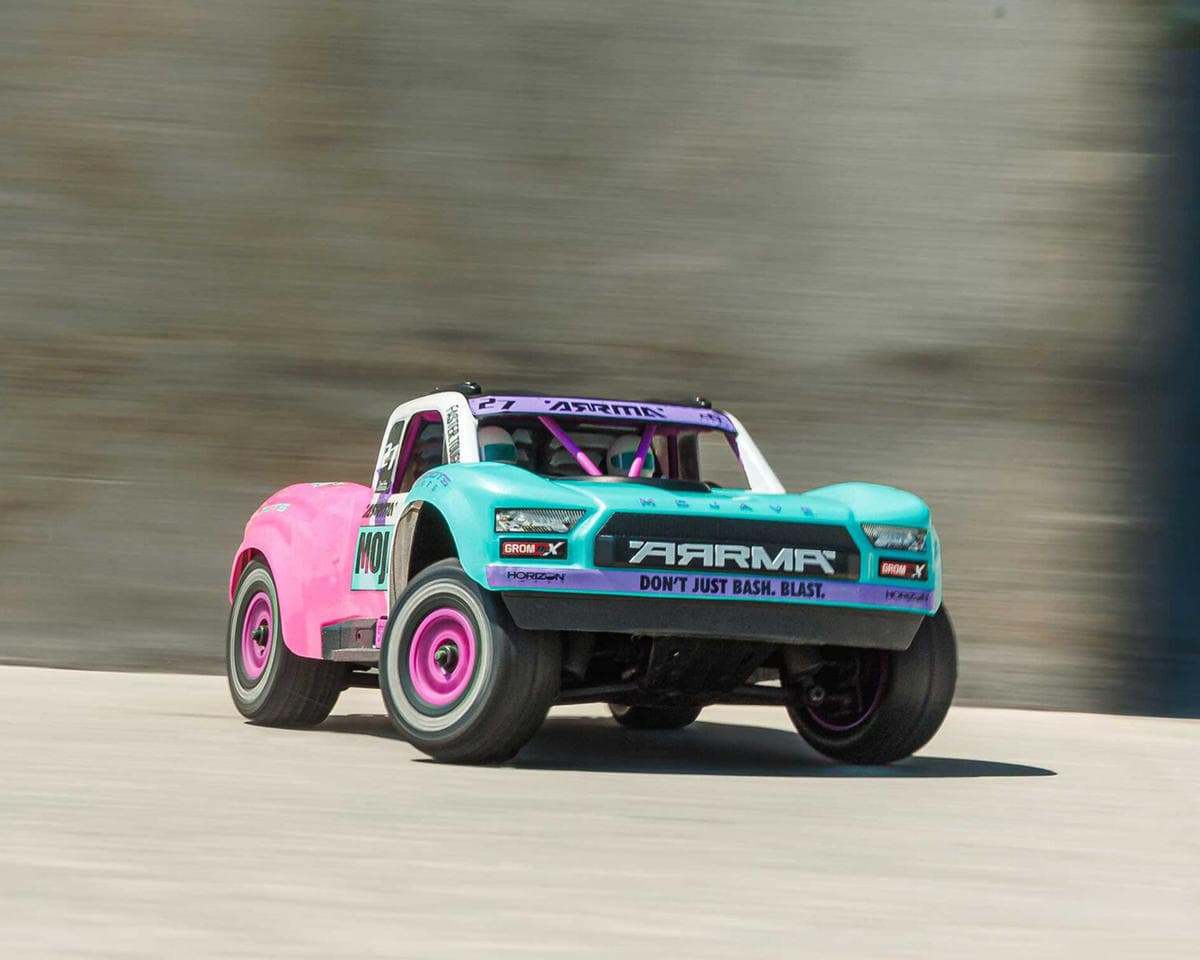 Arrma Mojave Grom 223S BLX 1/16 Brushless RTR 4WD Desert Truck (Teal) w/SLT2 2.4GHz Radio, DSC, Battery & Charger