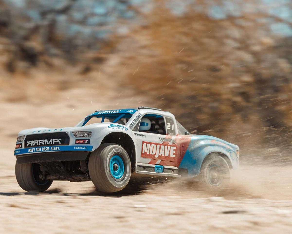 Arrma Mojave Grom 223S BLX 1/16 Brushless RTR 4WD Desert Truck (White) w/SLT2 2.4GHz Radio, DSC, Battery & Charger