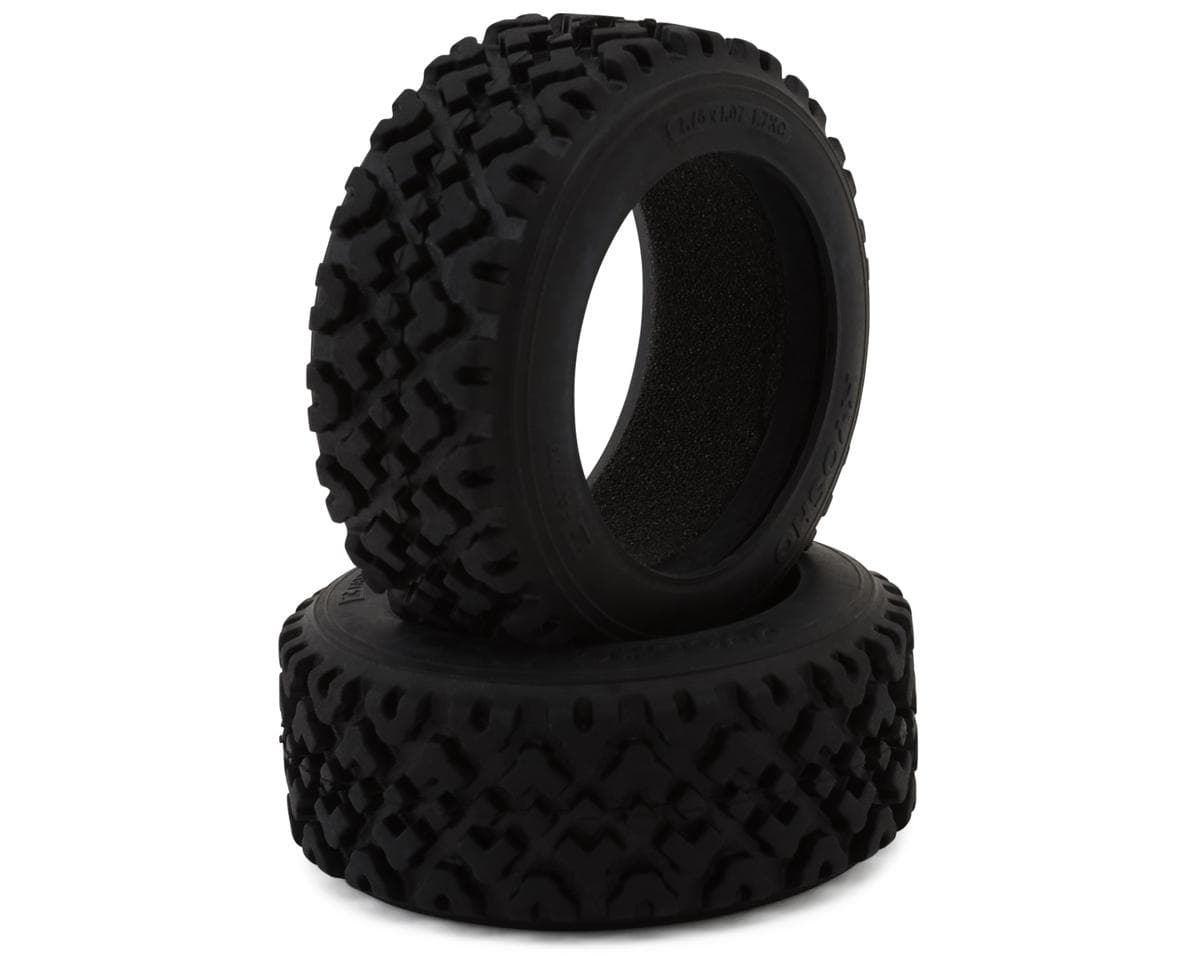 Kyosho FZ02-R Vintage Rally Tires (2) (Medium) w/Foam Inserts