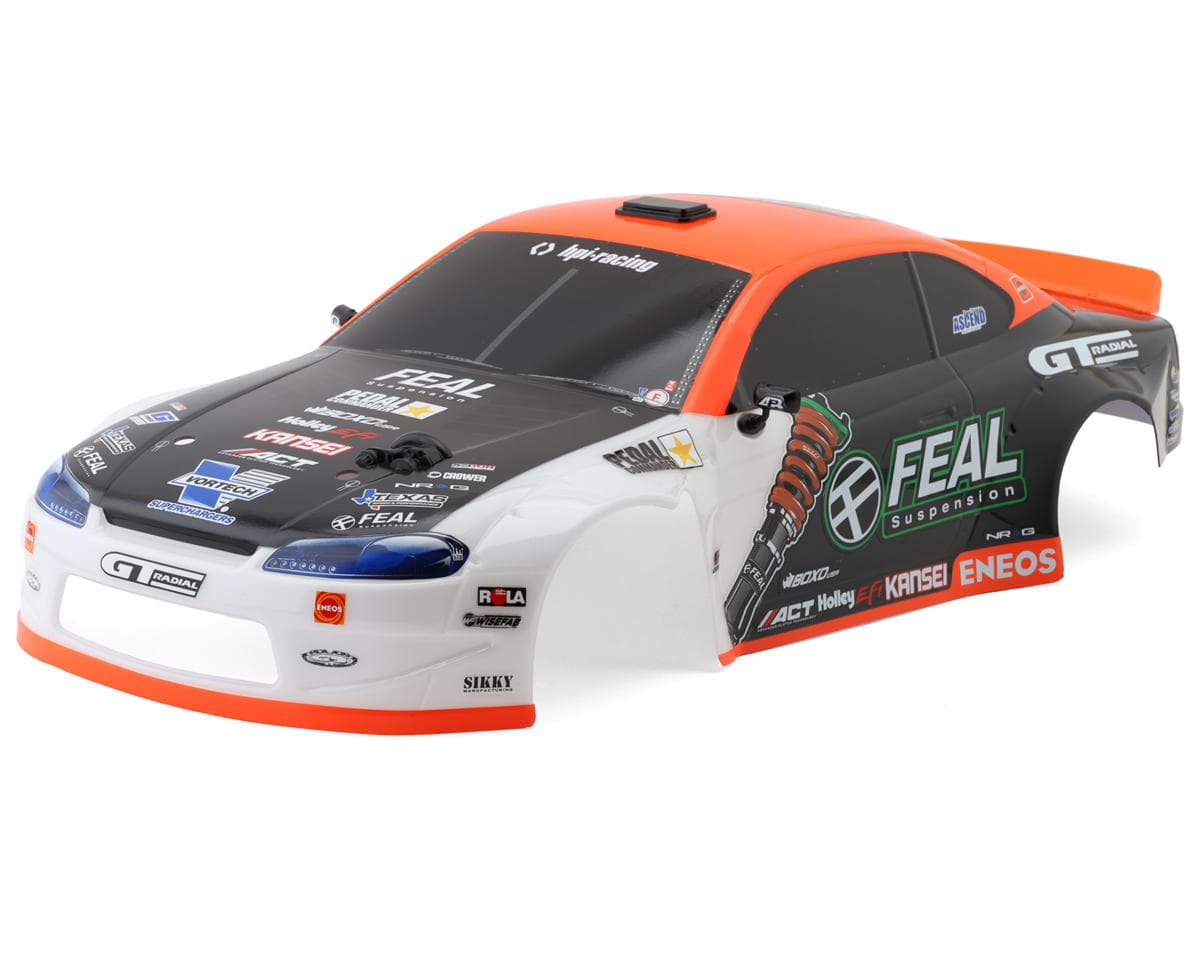 HPI Sport 3 Drift Nissan Silvia S15 Aurimas "Odi" Bakchis Pre-Painted Body (200mm)