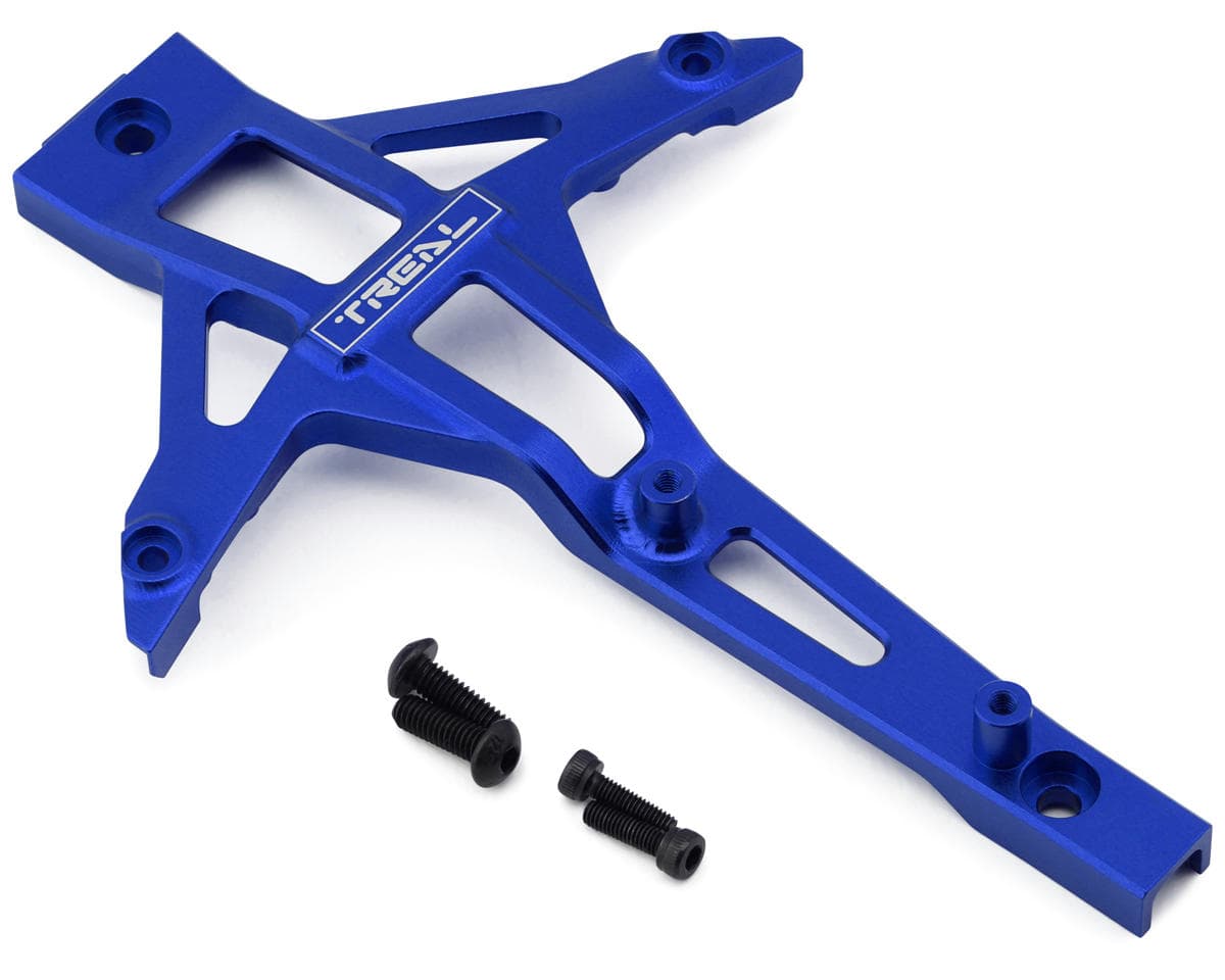 Treal Hobby 7075 Aluminum Front Chassis Brace for Traxxas® Maxx® & Maxx Slash® (Blue)