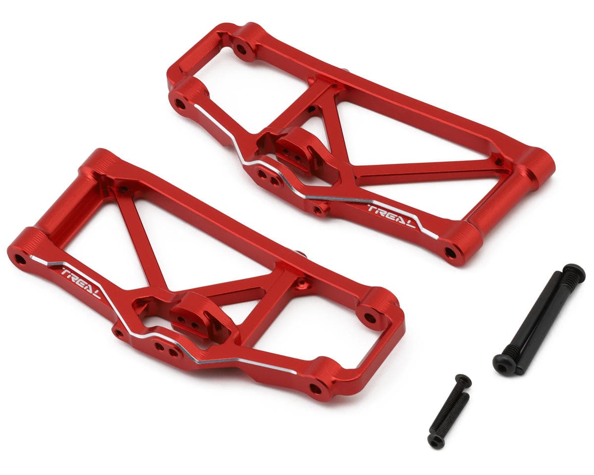 Treal Hobby 7075 Aluminum Lower Arms for Traxxas® Maxx® & Maxx Slash® (Red) (2) (Front/Rear)
