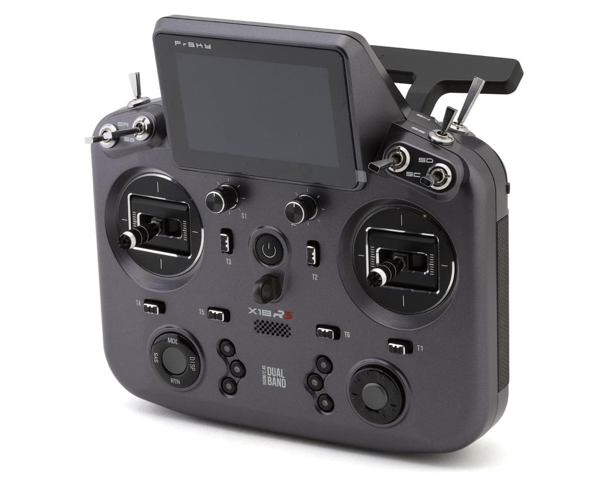 FrSky Tandem X18RS 900MHz/2.4GHz Dual Band 24-Channel Transmitter (Meteorite Grey)