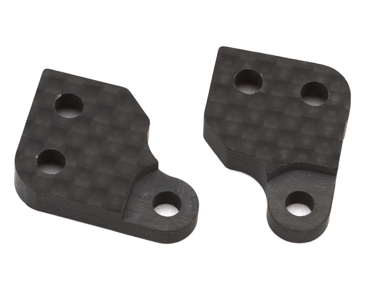 XRAY XT 2024 Graphite Steering Block Extension w/Steering Backstop (2) (2-Dot)