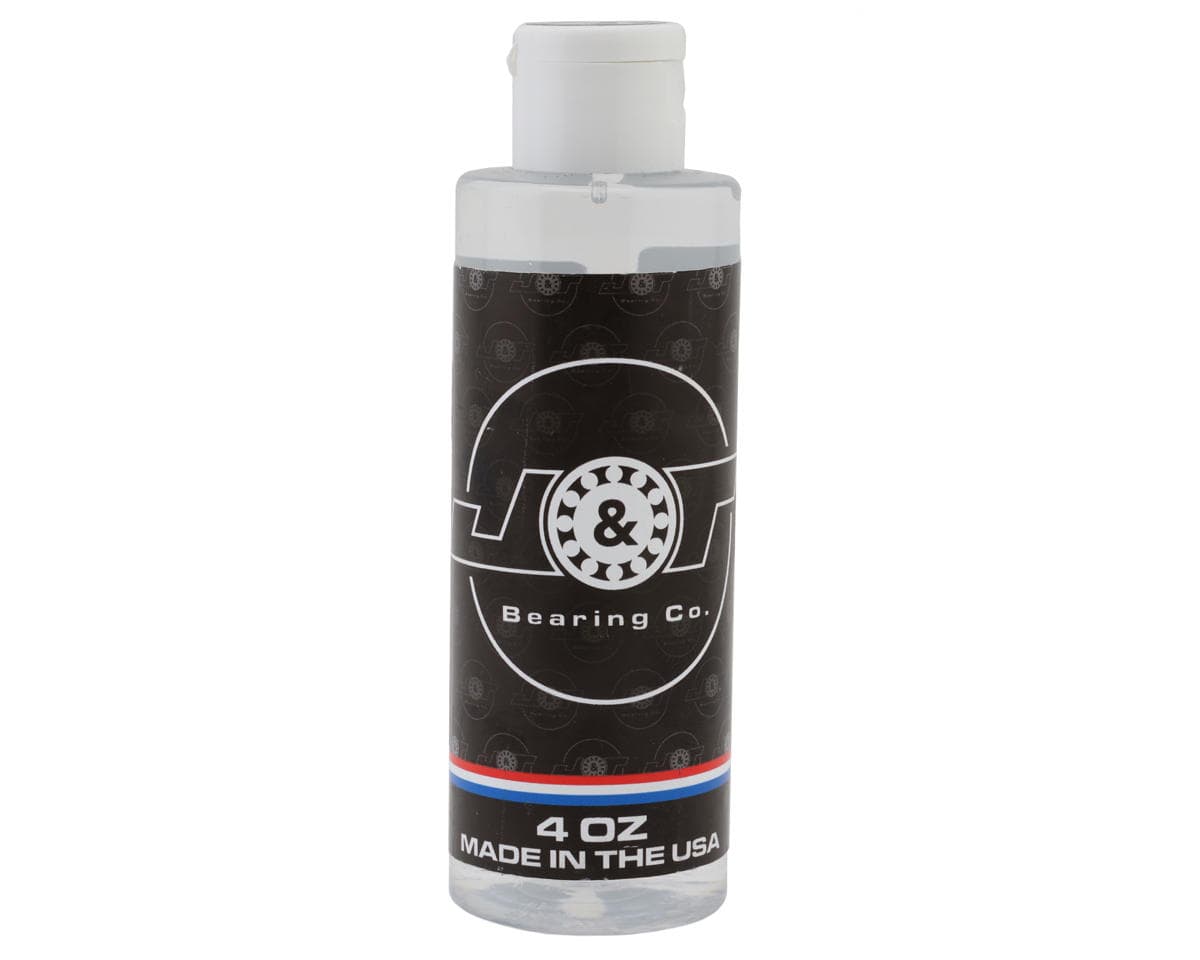 J&T Bearing Co. 100% Silicone Shock Oil (4oz) (700cst/54wt)