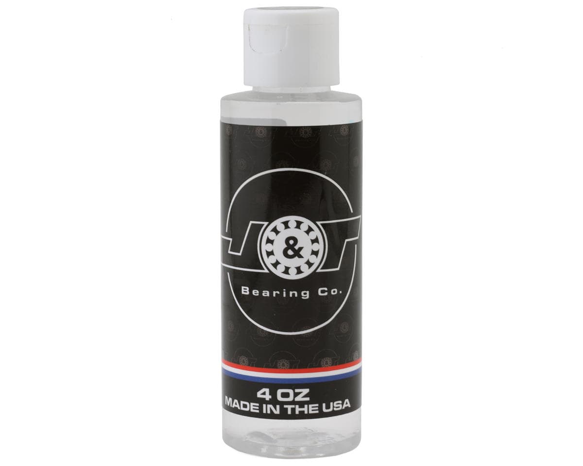 J&T Bearing Co. 100% Silicone Shock Oil (4oz) (375cst/32wt)