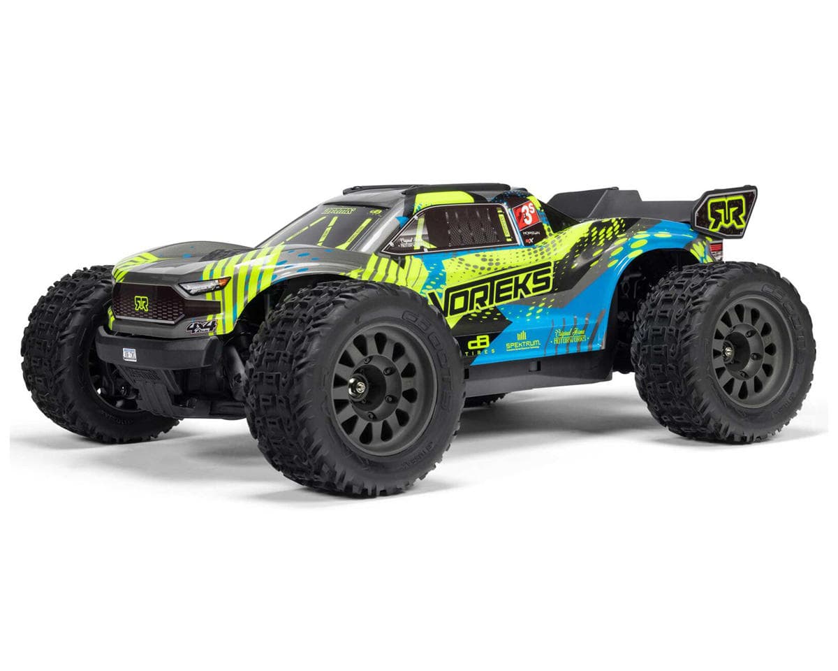 Arrma Vorteks 223S 1/10 BLX Brushless RTR 4WD Stadium Truck (Teal) w/SLT3 2.4GHz Radio & DSC