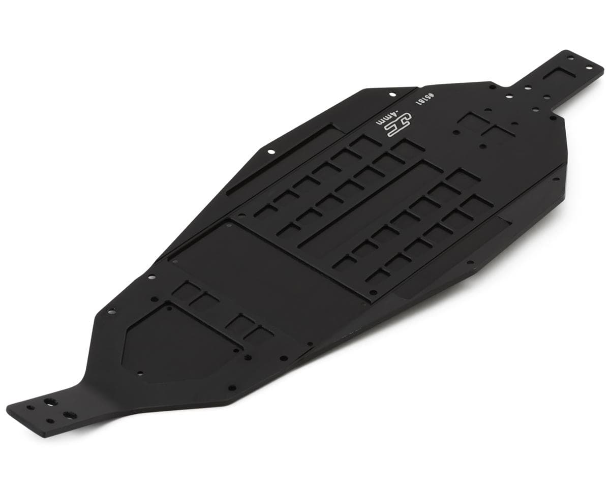 JConcepts Team Associated RC10B7 Hard Anodized Aluminum Chassis (Black) (-4mm)