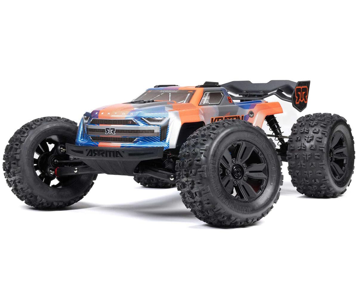 Arrma Kraton 6S BLX RTR 1/8 4WD Brushless Monster Truck (Blue/Orange) (V6) w/SLT3 2.4GHz Radio