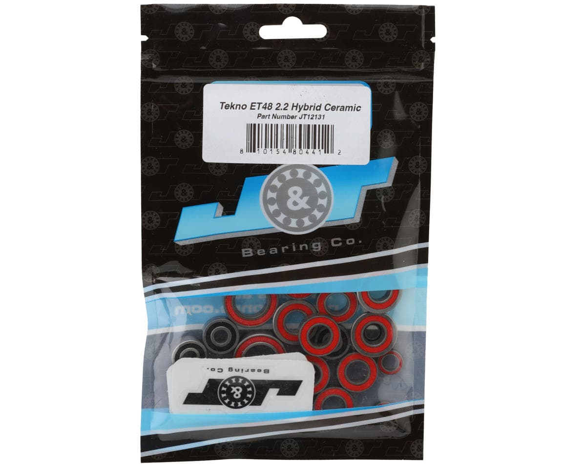J&T Bearing Co. Tekno ET48 2.2 Bearing Kit (Hybrid Ceramic)