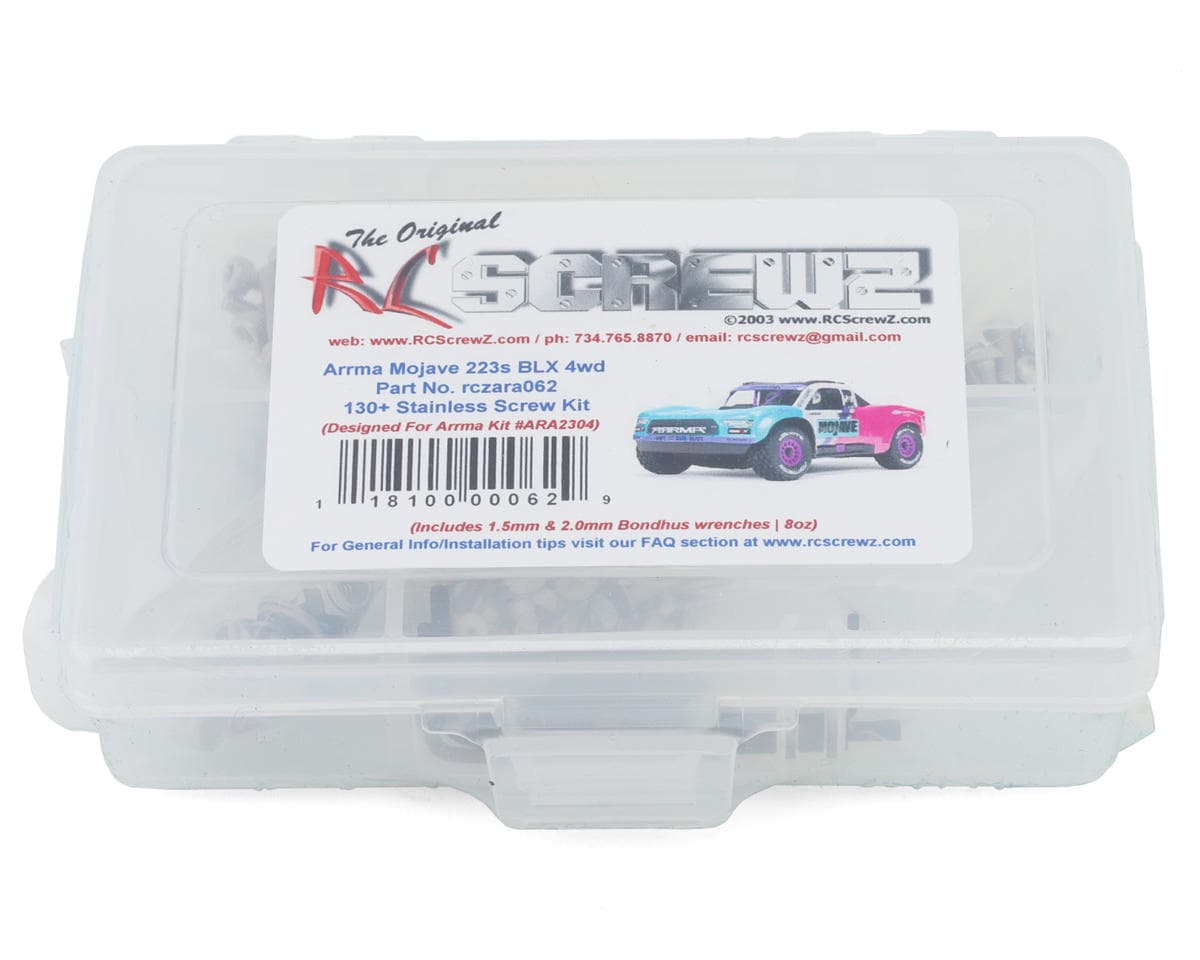 RC Screwz Arrma® Mojave Grom 223S BLX 1/16 Desert Truck Stainless Steel Screw Kit