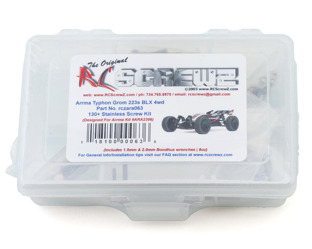 RC Screwz Arrma® Typhon™ Grom 223S BLX 1/14 Buggy Stainless Steel Screw Kit