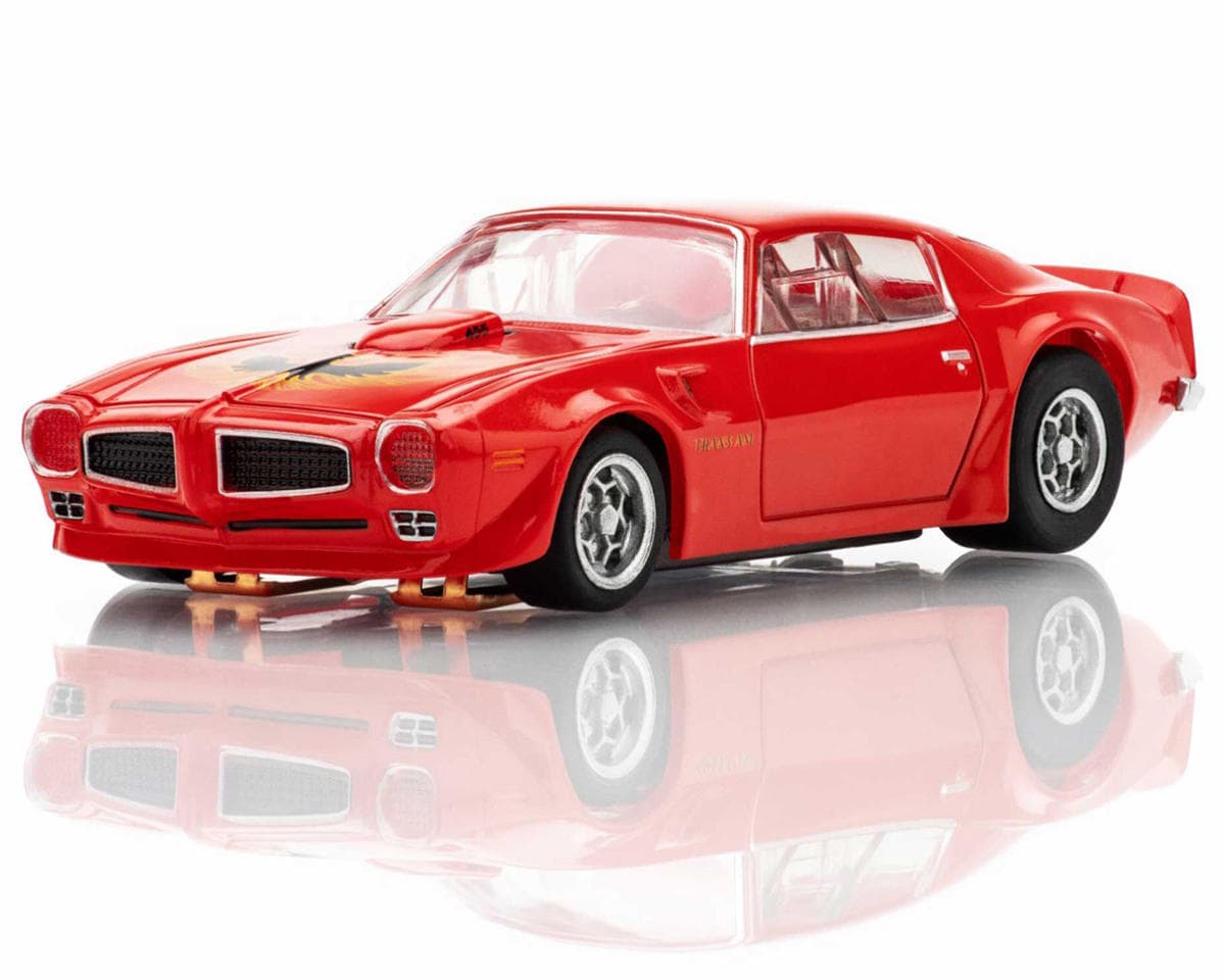 AFX 1972 Firebird Trans Am HO Scale Slot Car (Red) (LWB) (Mega G+)