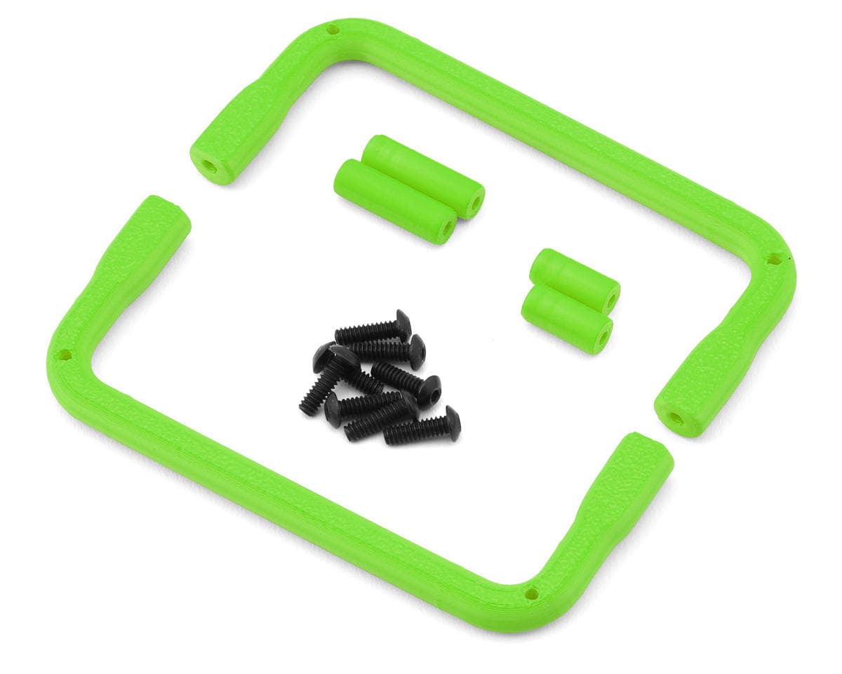 McAllister Racing Midget Rear Bumper Square Push Bar Set (Bright Green)