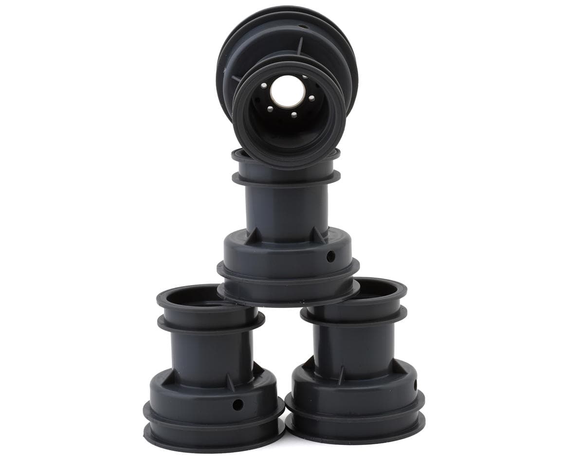 JConcepts Losi Mini LMT Tribute Wheels w/Hex Adaptors (Grey) (4)