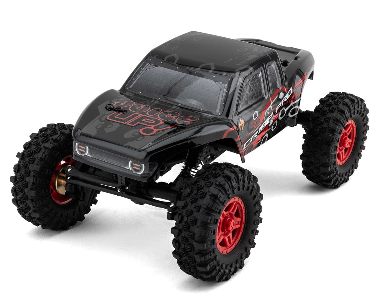 HobbyPlus CR18P PRO Juice Up Edition 1/18 Brushless RTR Micro Rock Crawler (Red) w/2.4GHz Radio, Battery & Charger