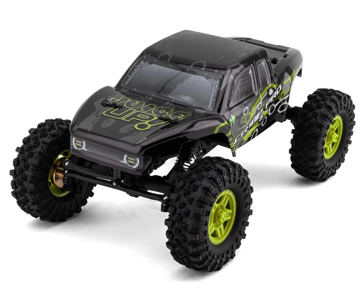 HobbyPlus CR18P PRO Juice Up Edition 1/18 Brushless RTR Micro Rock Crawler (Yellow) w/2.4GHz Radio, Battery & Charger