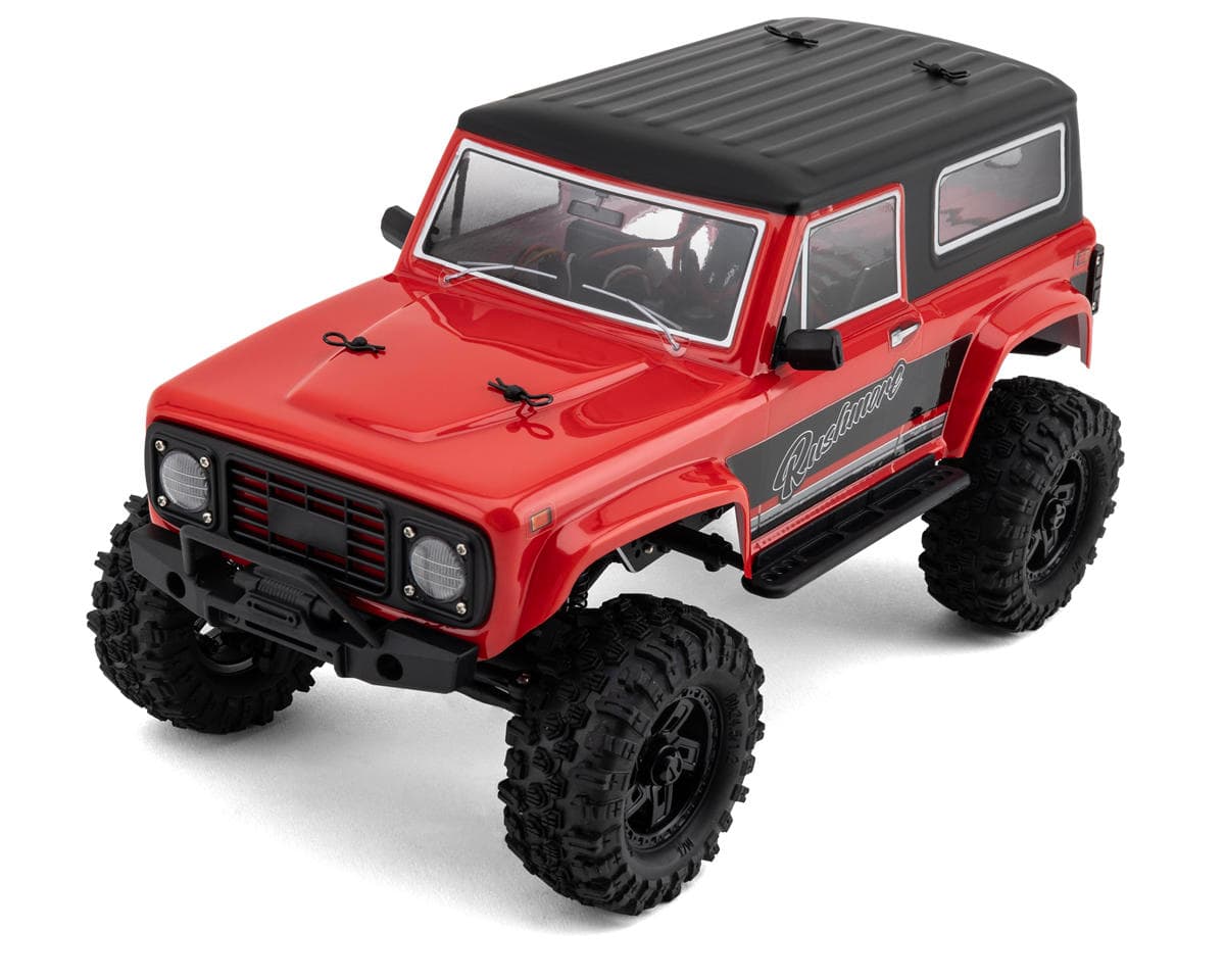 HobbyPlus CR18P V3 Rushmore 1/18 Brushless RTR Micro Rock Crawler (Red) w/2.4GHz Radio, Battery & Charger