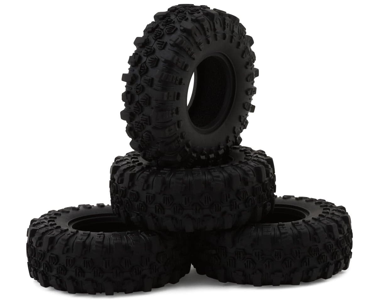 HobbyPlus CR18P 1.2" Mudder Micro Crawler Tires (4) (68mm OD)