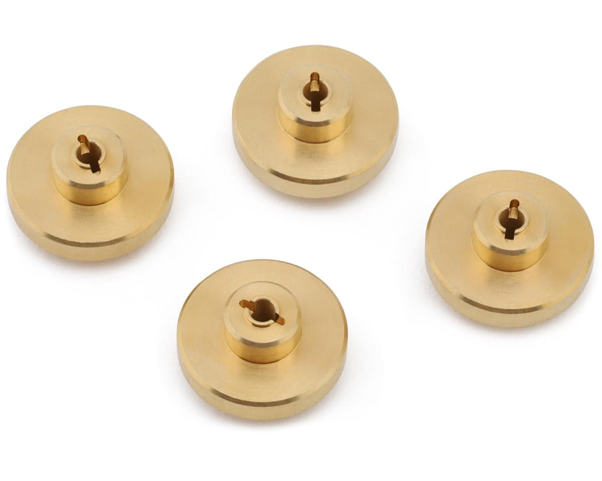 HobbyPlus CR18 Brass Hex Adapters (4) (10mm) (13g)