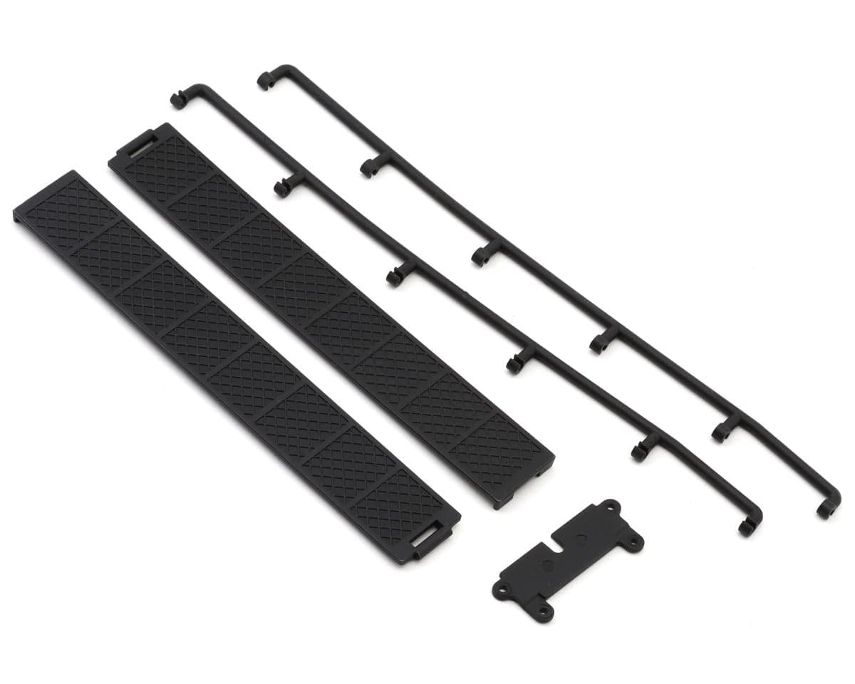 HobbyPlus CR18P Arktos 6x6 Rear Bed Rails & Accessories (Black)