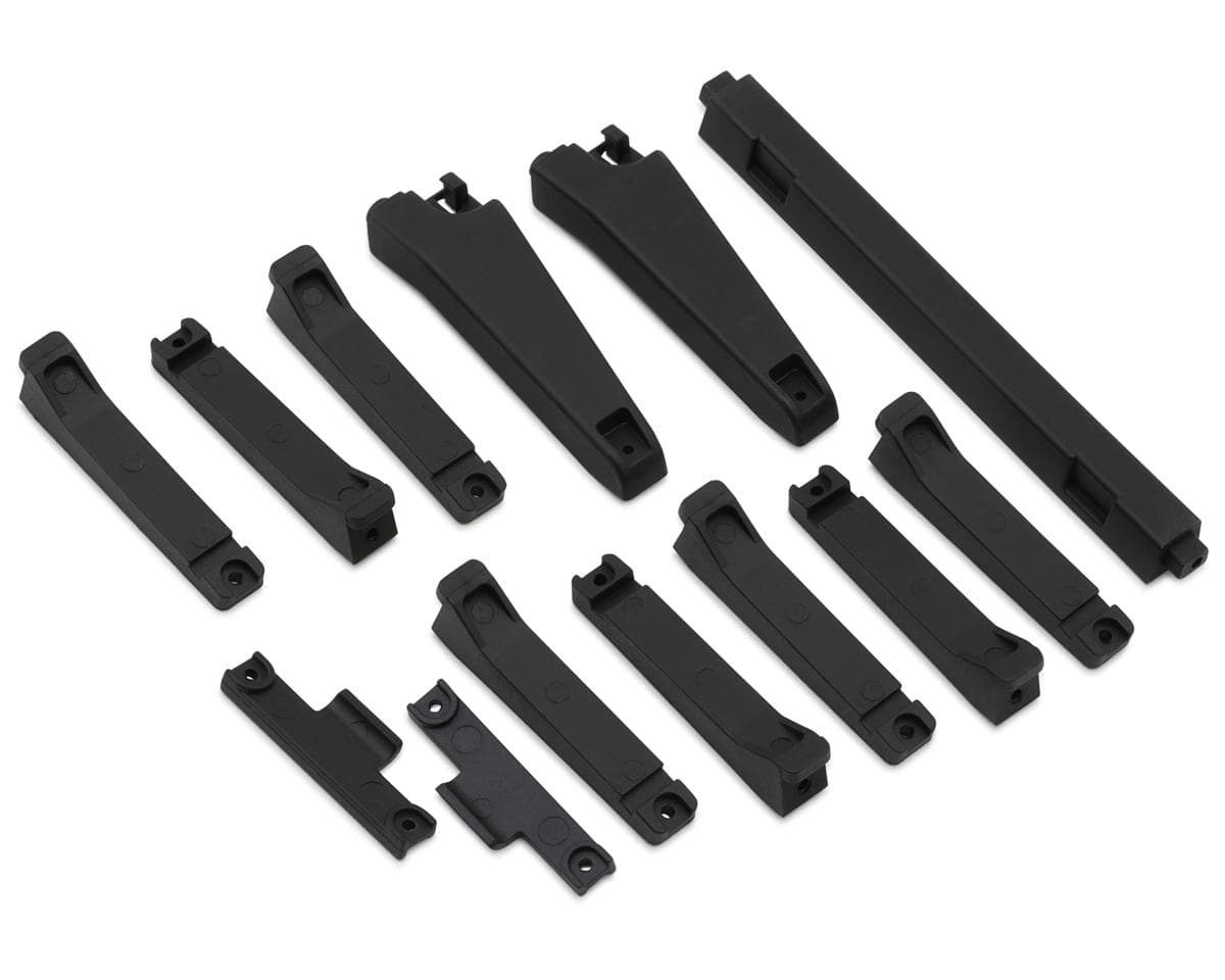 HobbyPlus CR18P Arktos 6x6 Rear Bed Mounts Set (Black)