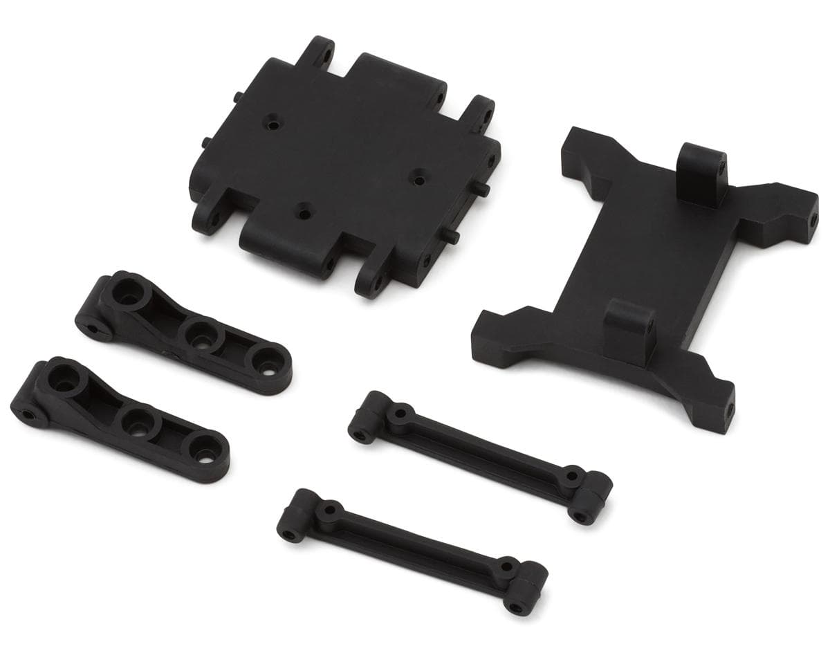 HobbyPlus CR18P Arktos 6x6 Skid Plate & Body Mount Set