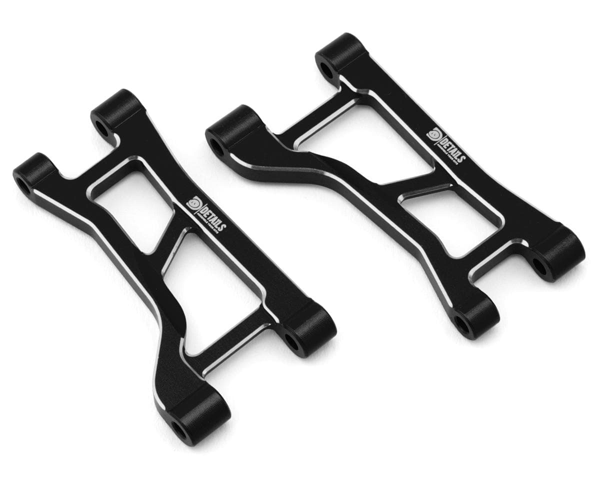 Hobby Details 7075 Aluminum Front Upper Arm Set for Traxxas® Mini Maxx® (Black) (2)