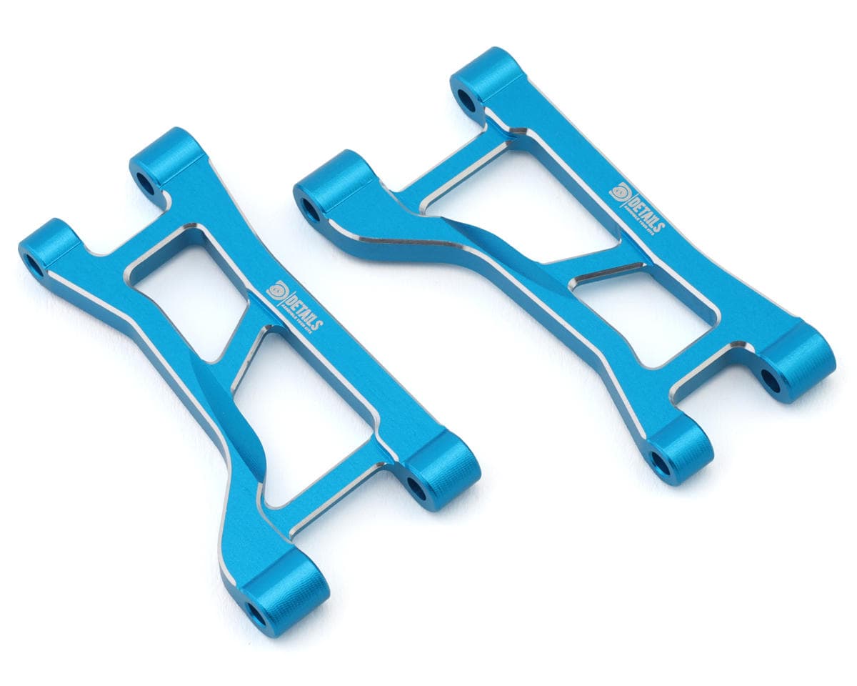 Hobby Details 7075 Aluminum Front Upper Arm Set for Traxxas® Mini Maxx® (Blue) (2)