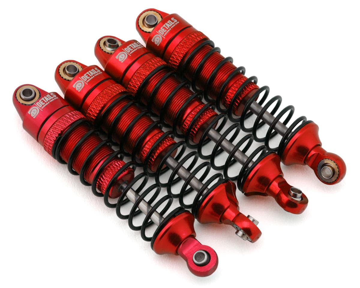 Hobby Details Arrma® Mojave/Granite™ Grom Aluminum Shock Set (Red) (4) (Front & Rear)