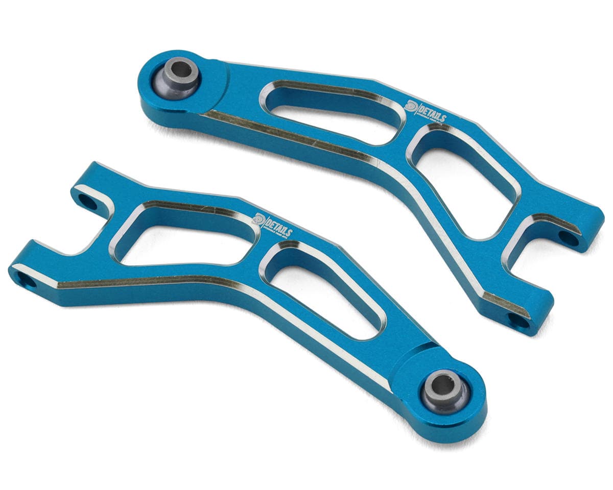 Hobby Details Arrma® Granite™ Grom Machined Aluminum Front Upper Arms (Blue) (2)