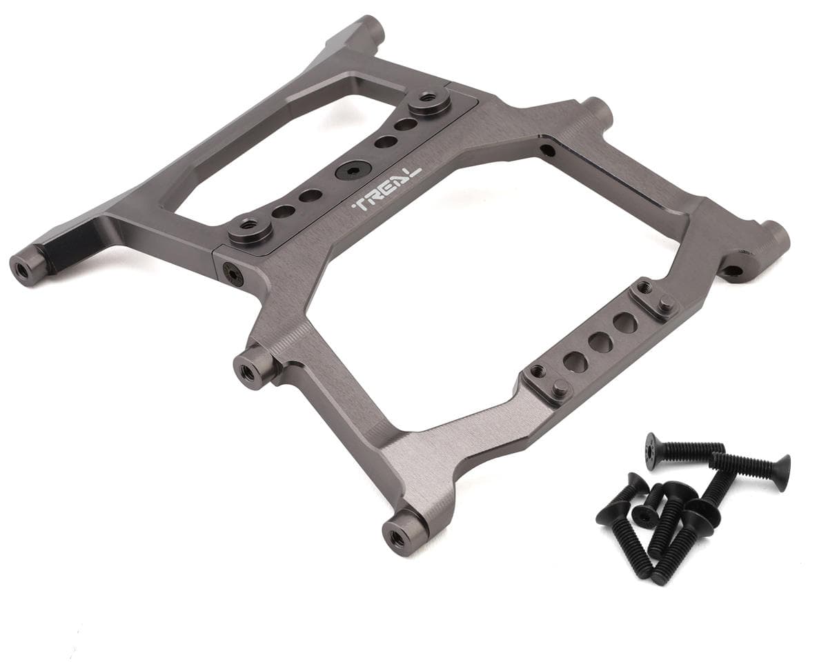 Treal Hobby Axial SCX6 Aluminum Rear Chassis Brace (Titanium)