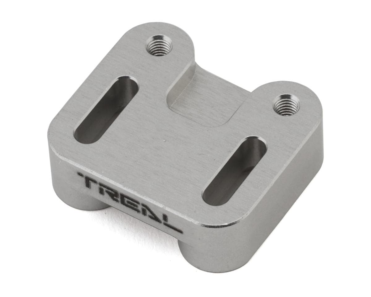 Treal Hobby Axial SCX6 Adjustable Aluminum Servo Mount Bracket (Silver)