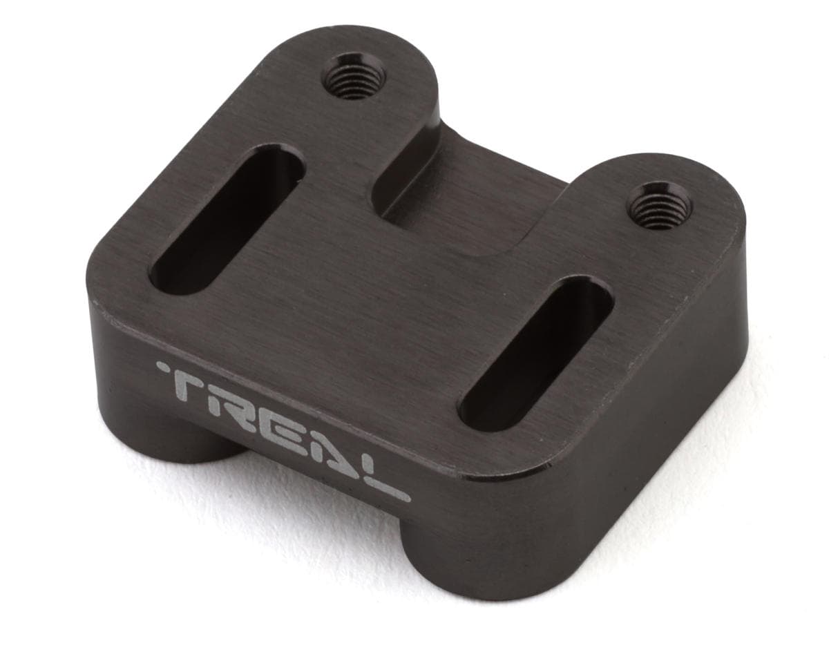 Treal Hobby Axial SCX6 Adjustable Aluminum Servo Mount Bracket (Titanium)