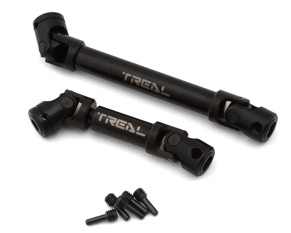 Treal Hobby HD Steel Center Slider Driveshafts Set for Traxxas® TRX-4MT™ (2)