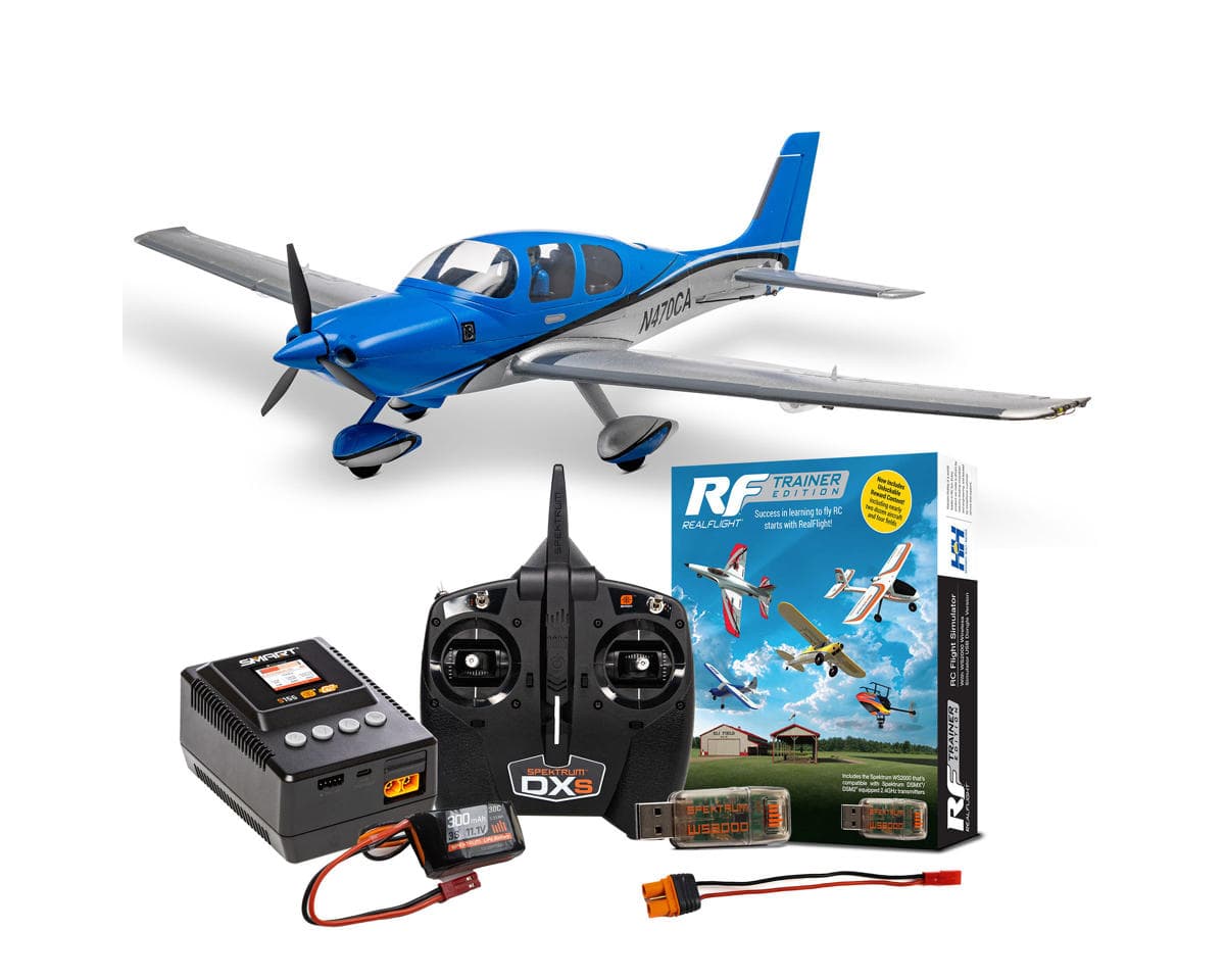 E-flite UMX Cirrus SR22T BNF Basic Ultimate Combo (732mm)