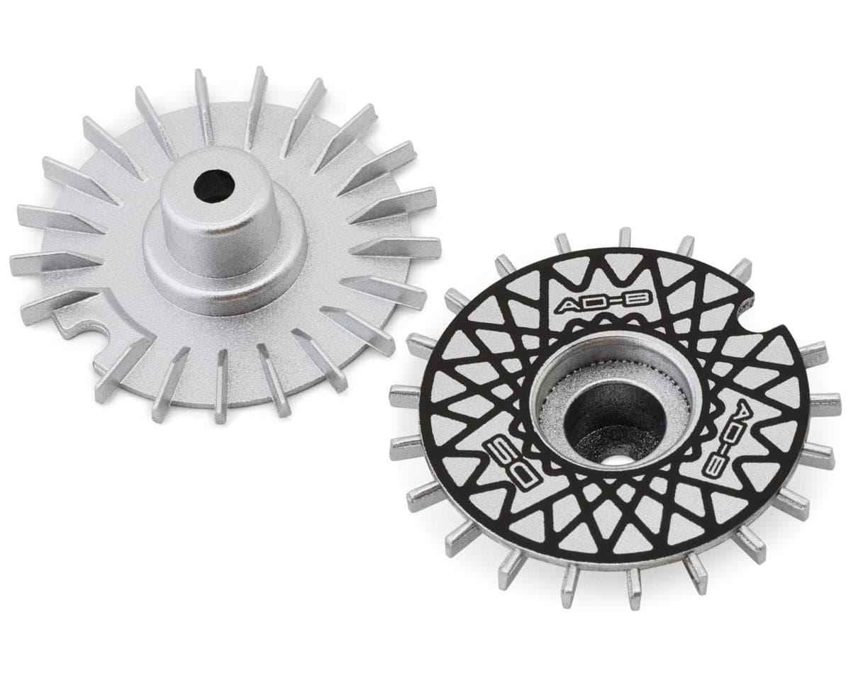 DS Racing Flat Aero Drift Wheel Covers (Silver/Black Mesh) (2) (Drift Element Wheels)