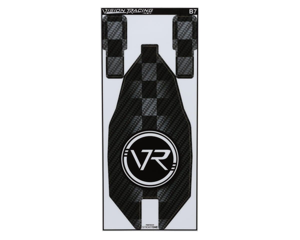 Vision Racing Team Associated B7 Chassis Protector (Carbon) (Standard)
