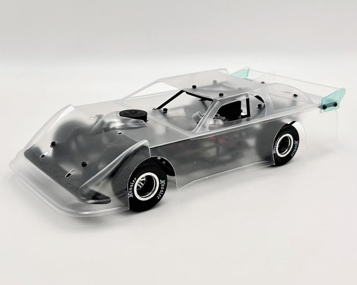 1RC Racing Late Model 2.0 1/18 Brushless RTR 2WD Oval Racer (Clear) w/2.4GHz Radio, Battery & Charger
