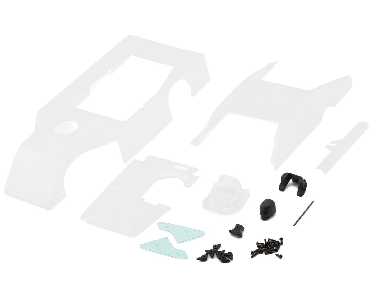 1RC Racing 1/18 Asphalt Modified Body Set (Clear)
