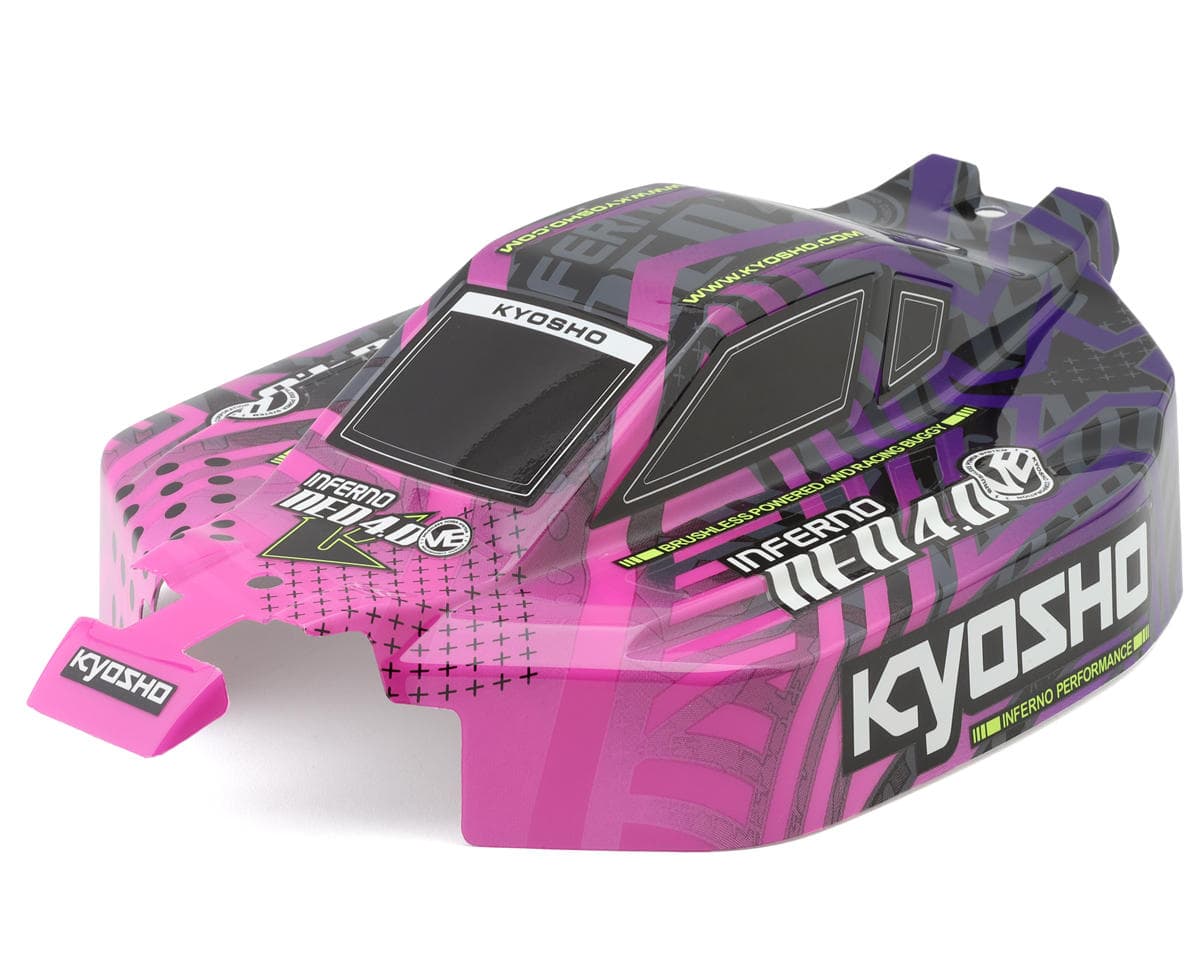 Kyosho Inferno NEO 4.0 VE 1/8 Pre-Painted Buggy Body (Pink)