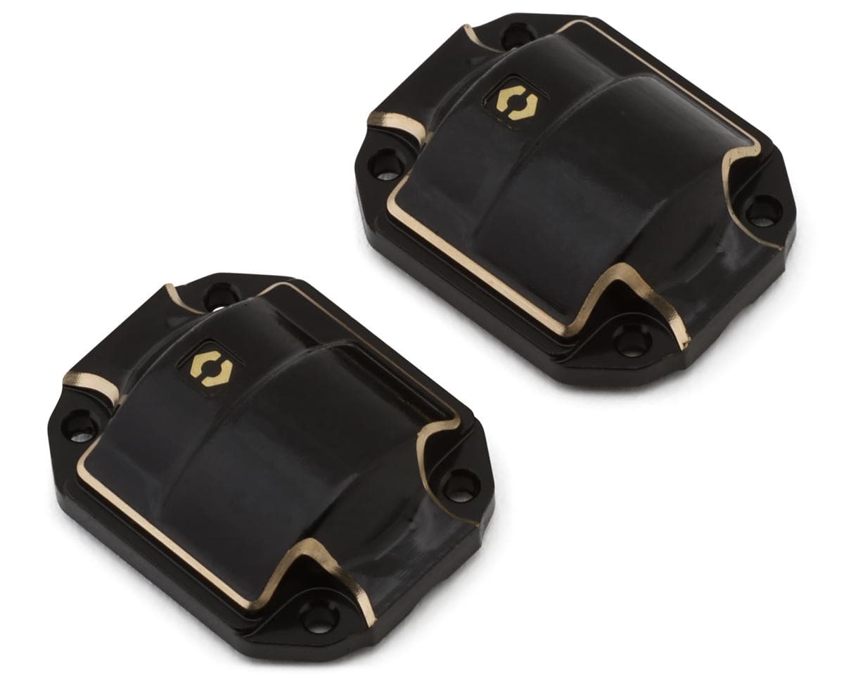 HPI Brass Differential Covers (Black) (2) (10g)