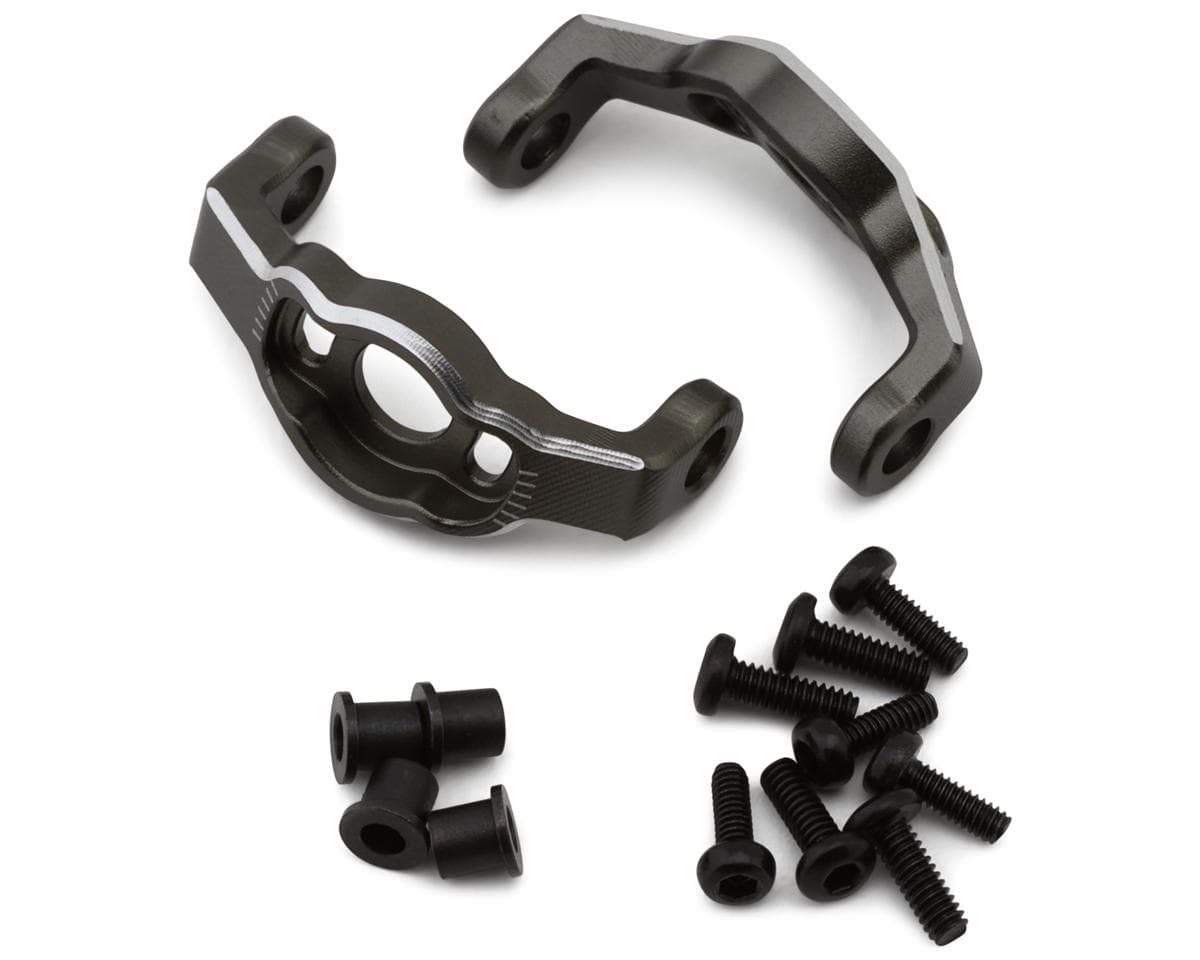 HPI Venture 18 Aluminum C-Hubs (Gunmetal) (2) (Straight Axle)