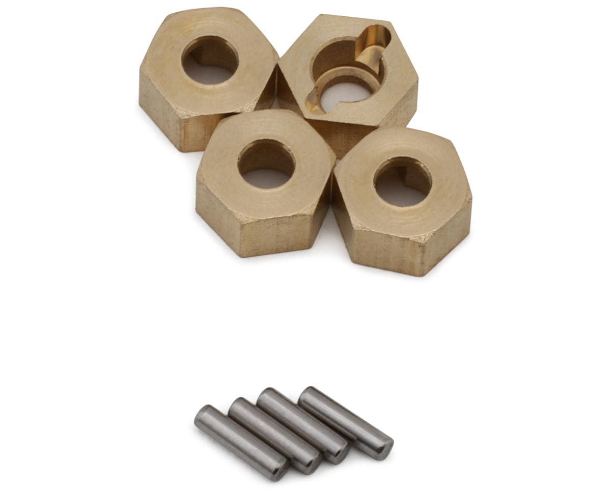 HPI Venture18 7mm Brass Hex Hub Adapters (Gold) (4) (1g)