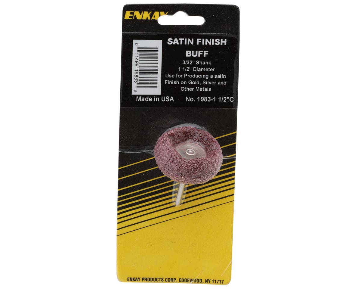 Enkay Satin Finish Buffing Wheel (3/32" Shank) (1.5")