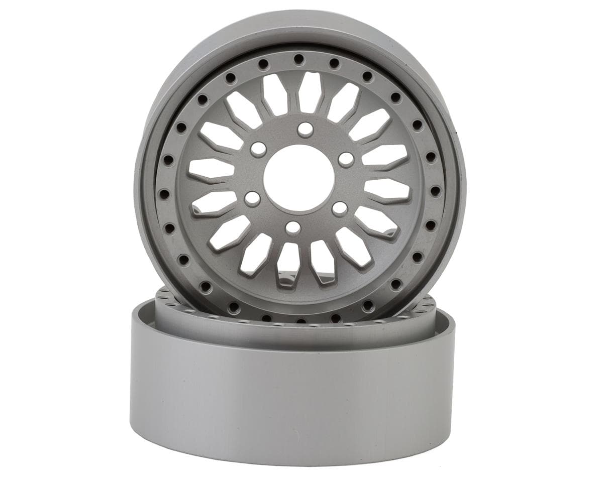 Reefs RC SHIELD DEEP DISH Aluminum 1.9 Beadlock Wheels w/Hubs (2)
