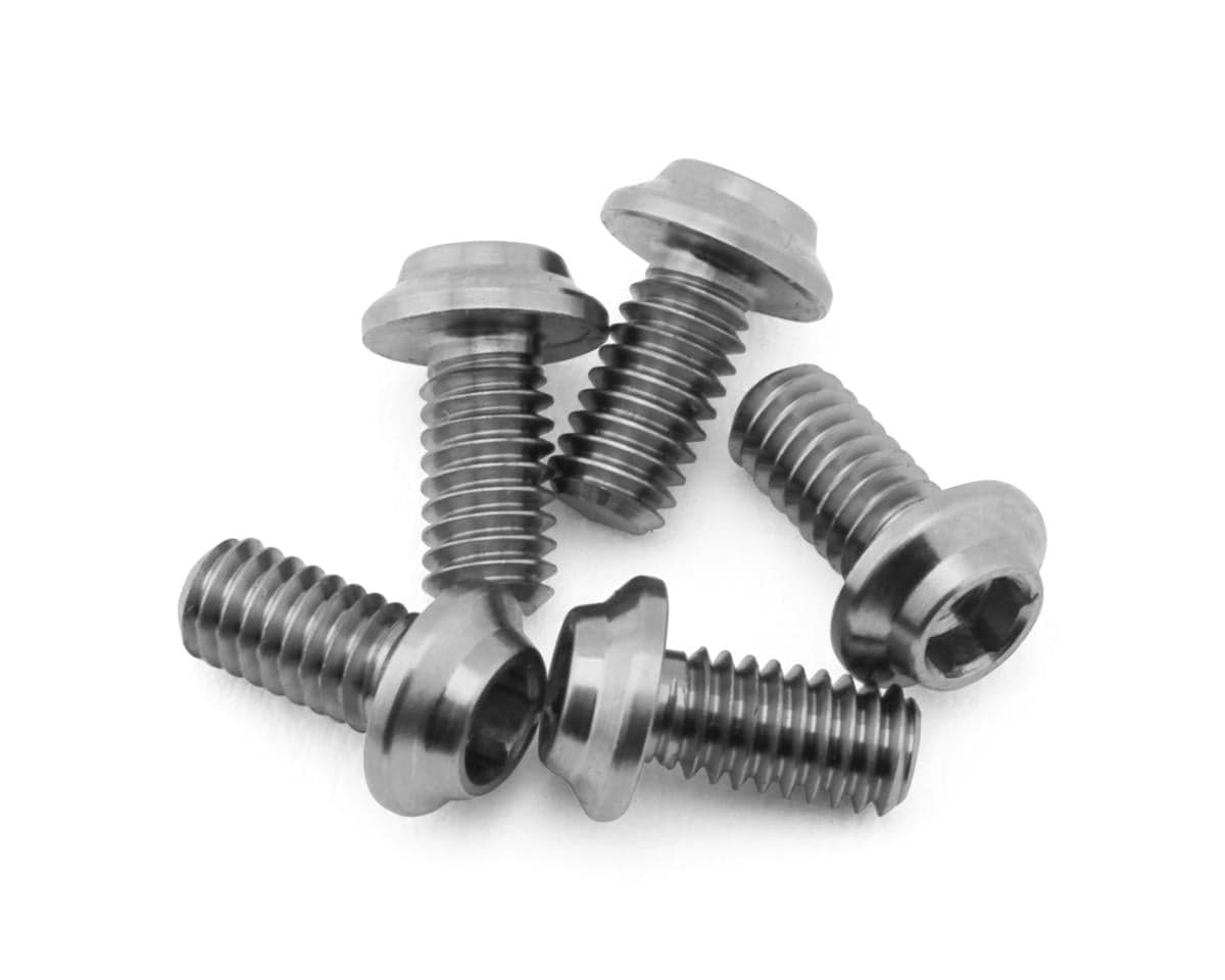 1UP Racing Titanium Pro Duty LowPro Head Screws (5) (2.5x5mm)